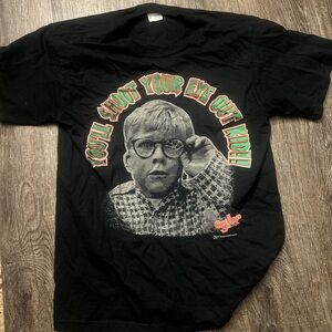 Black Graphic Tee - You'll Shoot Your Eye Out Kid!